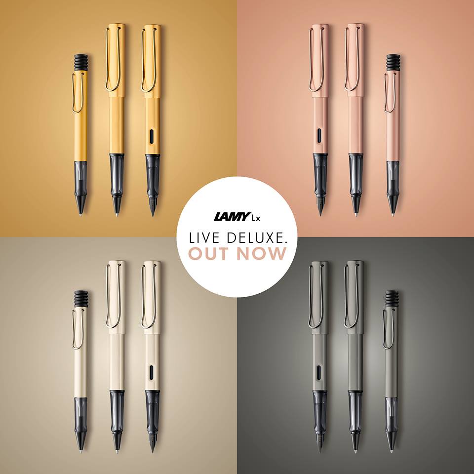 德國鋼筆品牌 拉米LAMY 鋼筆組 馬卡龍色 奢華系列